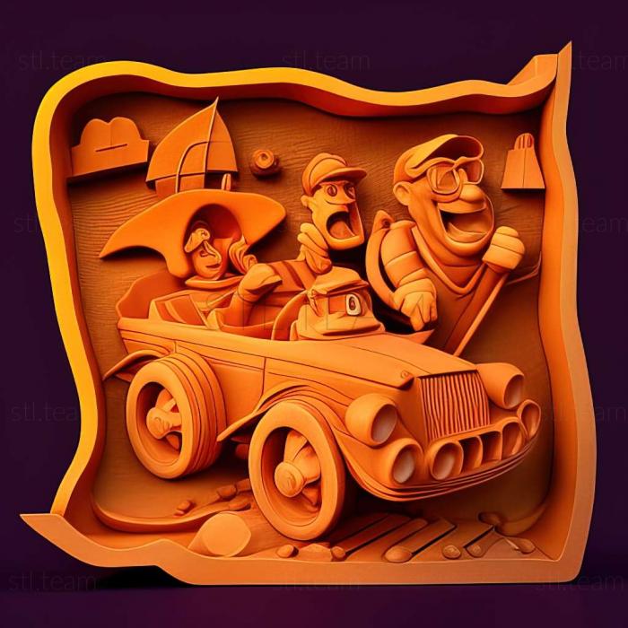 3D model Wacky Races game (STL)